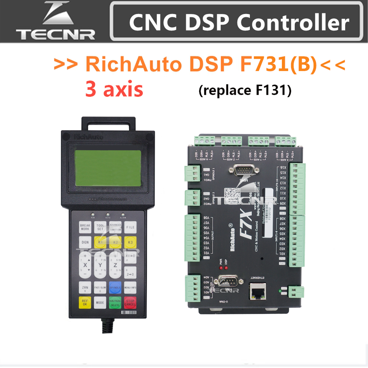 RichAuto DSP F731 3 Axis Motio - огляд і ціна Richauto A11 Dsp Controller 3 Axis